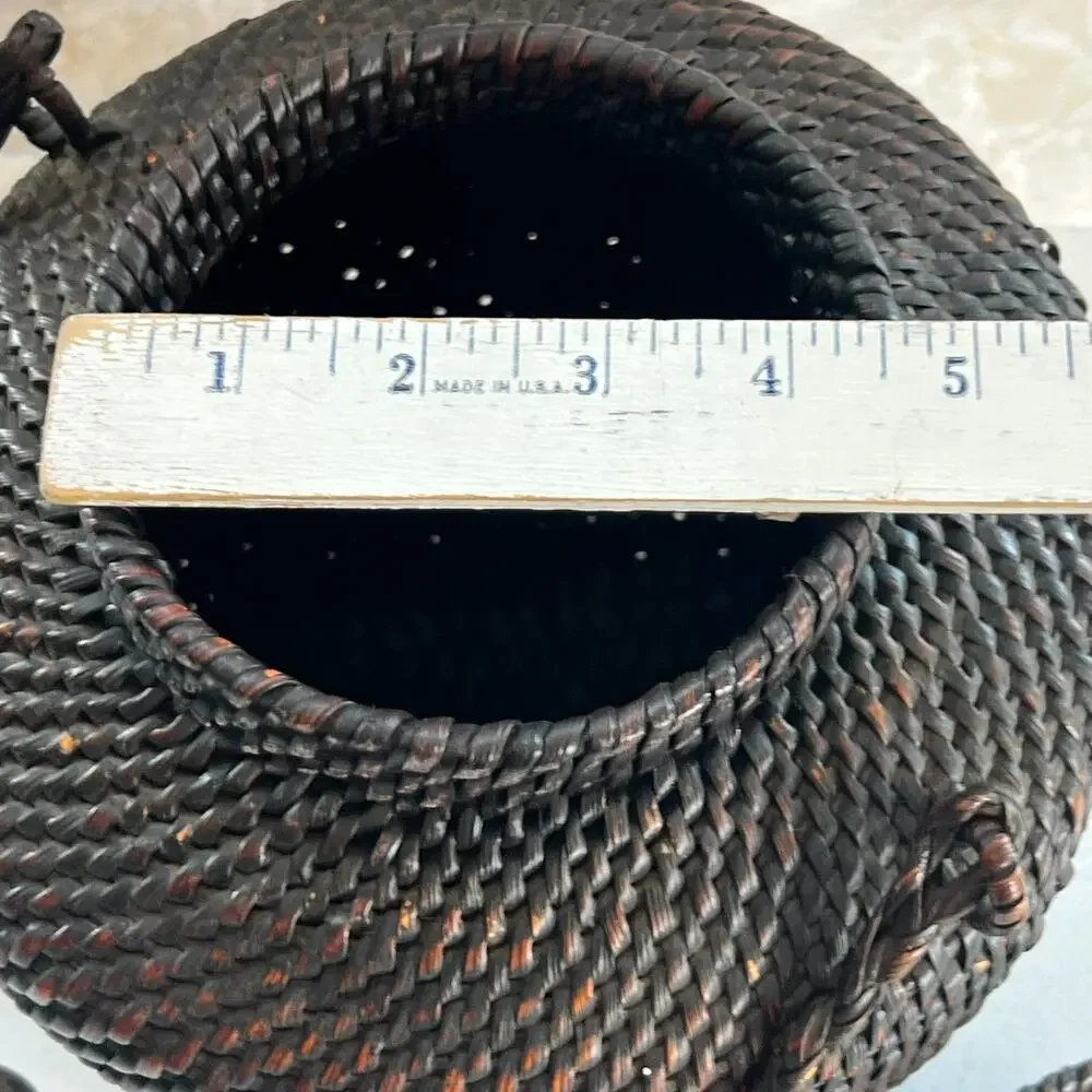 Antique Filipino Ifugo Ulbong Rice Basket 10